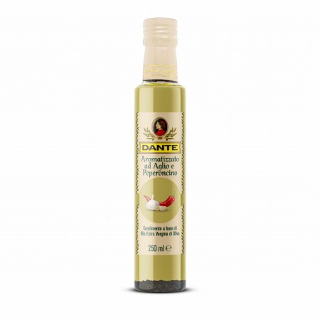 PEPERONCINO (CHILI) / CZOSNEK OLIWA Z OLIWEK EXTRA VIRGIN DANTE 250 ml
