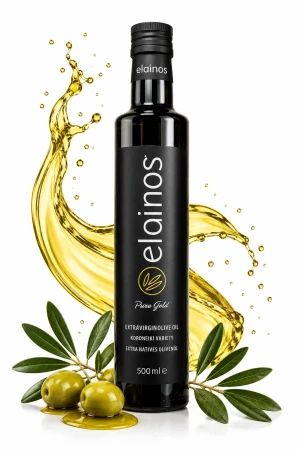 Oliwa z Oliwek Grecka Extra Virgin Elainos Pure Gold butelka 500 ml