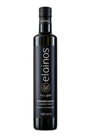 Oliwa z Oliwek Grecka Extra Virgin Elainos Pure Gold butelka 500 ml
