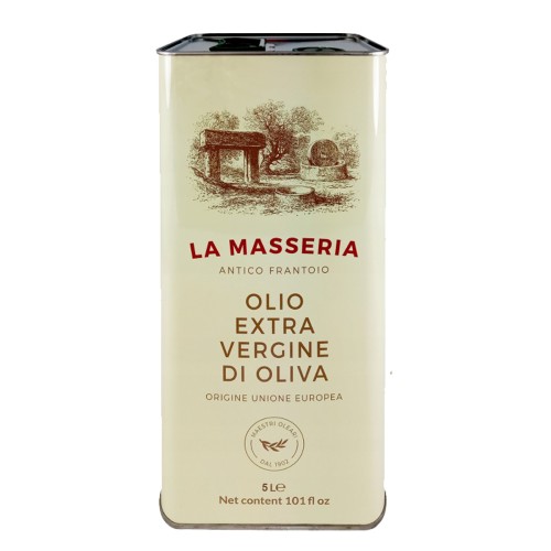 Przejdź do produktu Oliwa z oliwek Extra Vergine LA MASSERIA Bio Levante puszka 5L