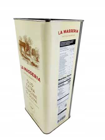 Oliwa z oliwek Extra Vergine LA MASSERIA Bio Levante puszka 5L
