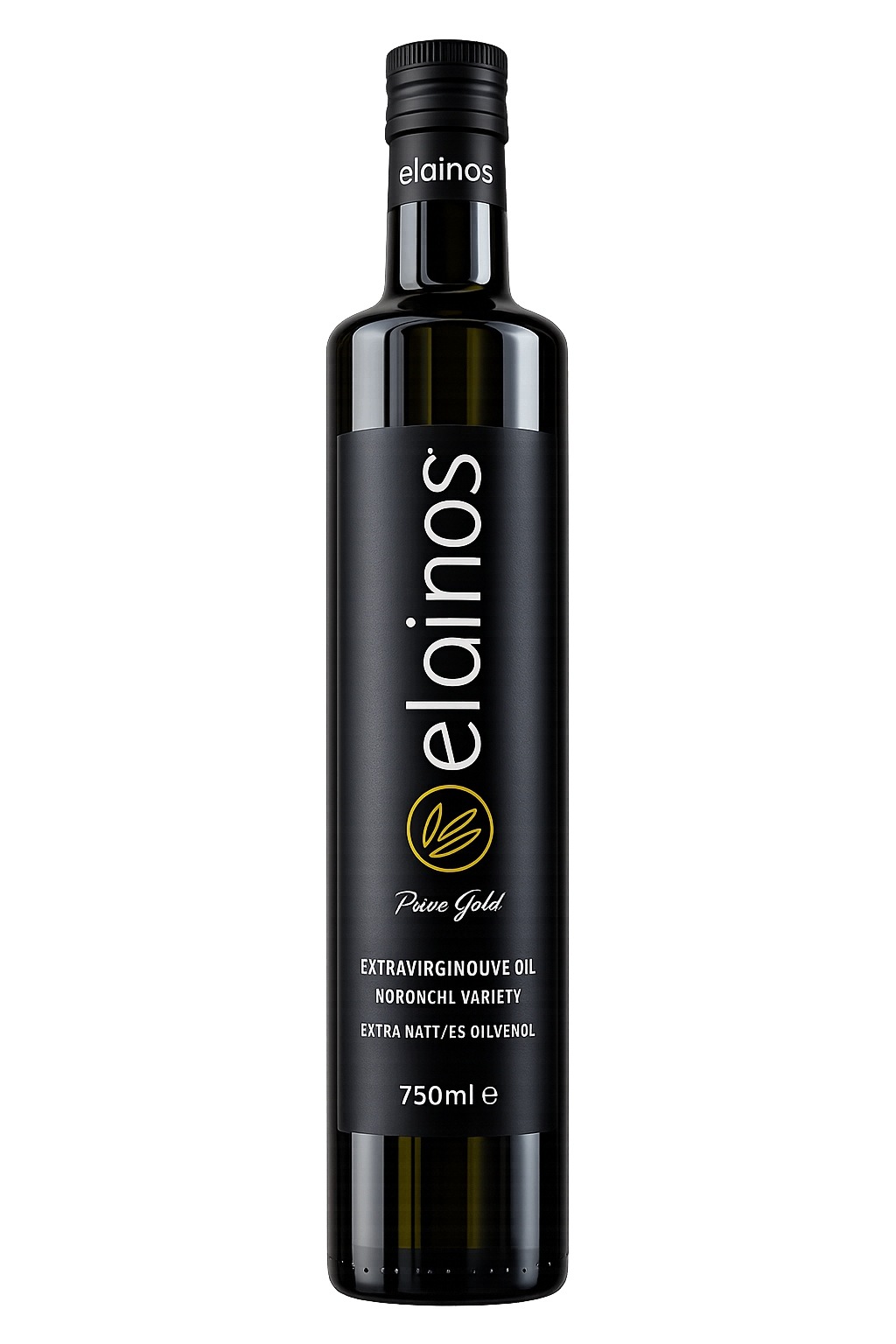 Oliwa z Oliwek Grecka Extra Virgin Elainos Pure Gold butelka 750 ml
